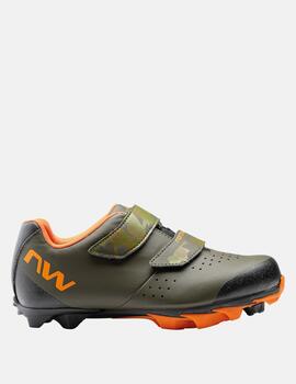 nw origin junior forest green/orange